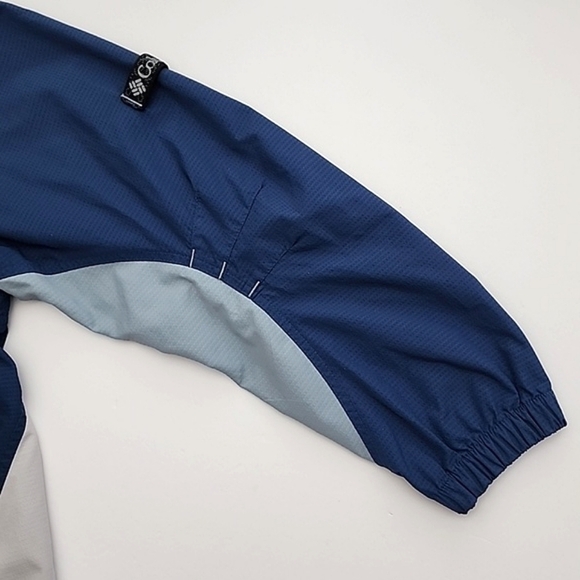 Columbia Women Vintage Packable Convertible Lightweight Jacket Vest Blue Size M - Picture 10 of 16